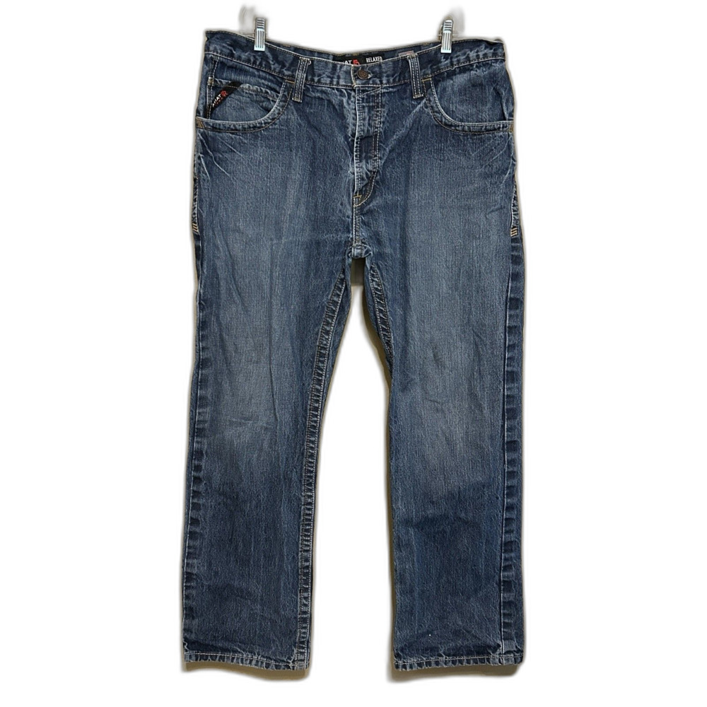 Ariat FR M4 Relaxed Boot Jeans Mens 38x32 CAT 2 USA Fabric Flame Resistant Denim